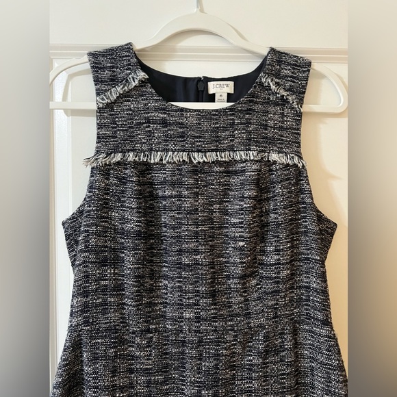 J. Crew Tweed Fringe Dress 6 - Picture 6 of 8